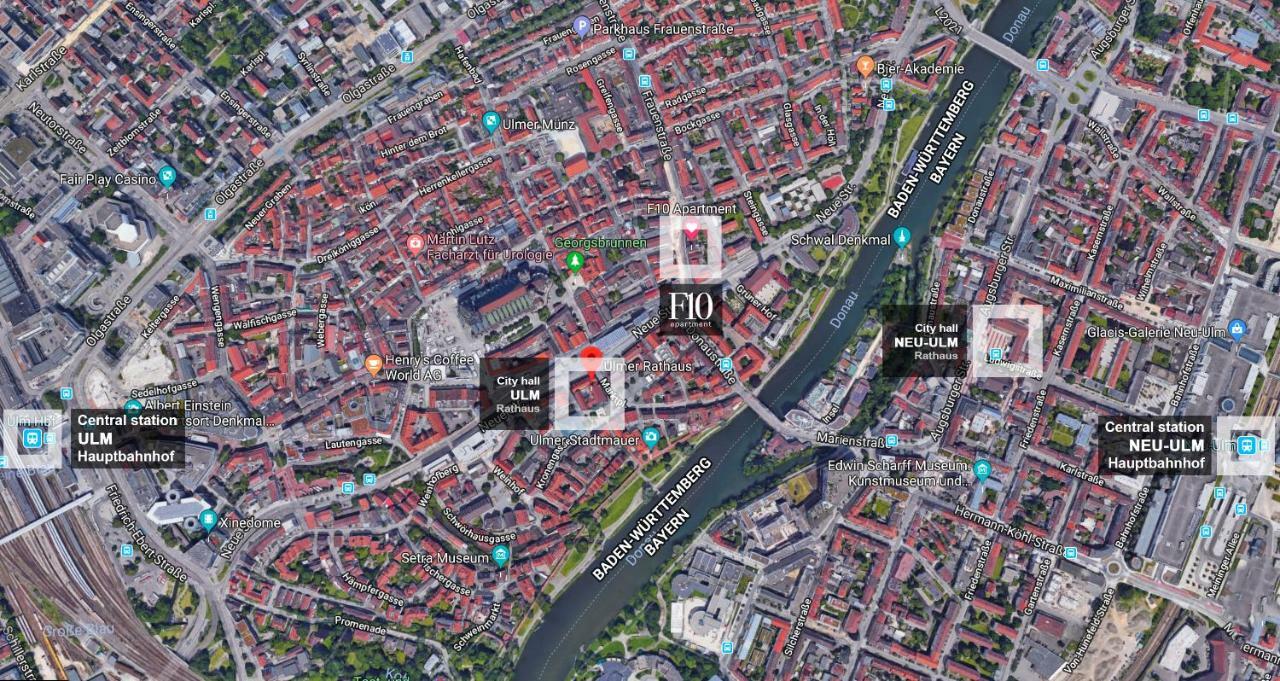 F10 Apartments Ulm Kültér fotó