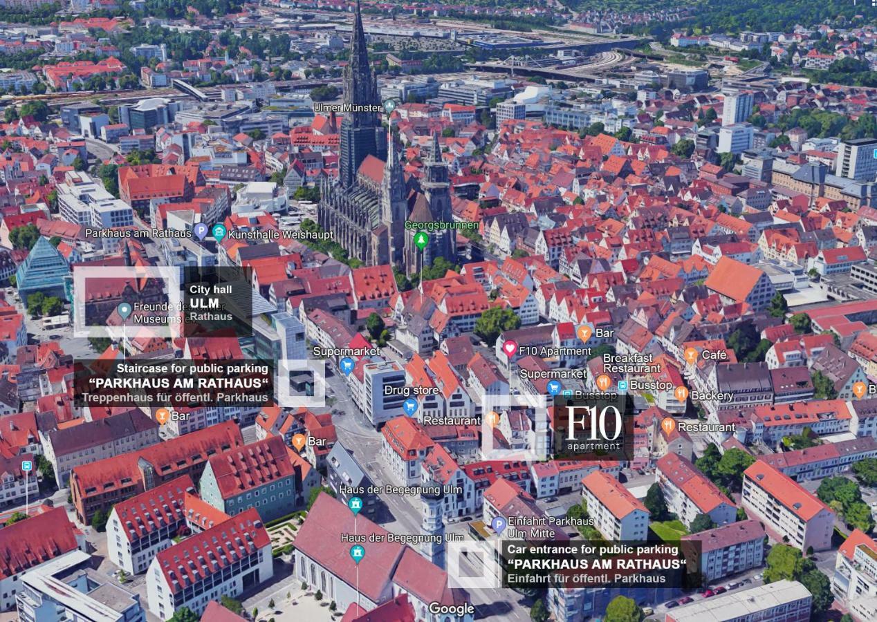 F10 Apartments Ulm Kültér fotó